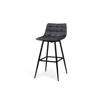 Tabouret irina gris foncé