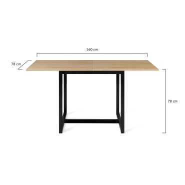 Table repas extensible Memphis