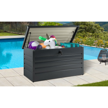 Coffre de jardin métal 350l