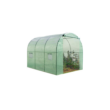 Serre tunnel verte 3x2m