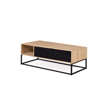 Table basse relevable Memphis avec rangements