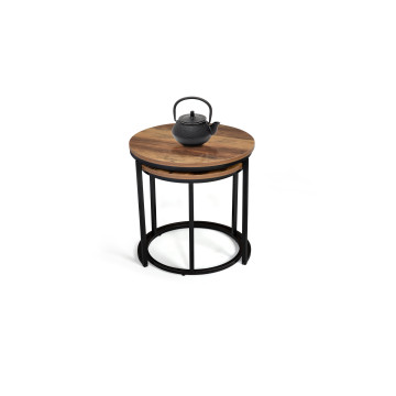 Table basse ronde gigogne Elize