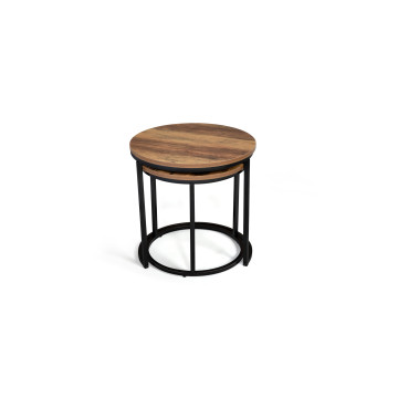 Table basse ronde gigogne Elize