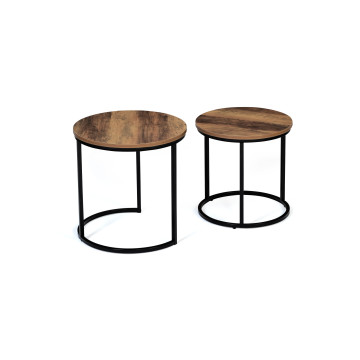 Table basse ronde gigogne Elize