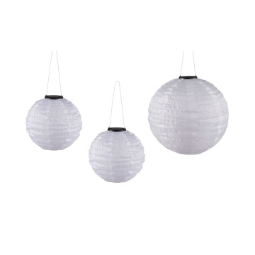 Lampion solaire - lot de 3