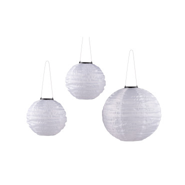 Lampion solaire - lot de 3