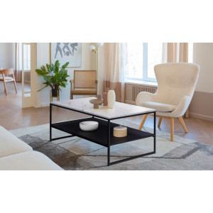 Table basse double plateau Glam