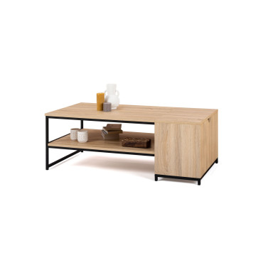 Table basse avec coffre latéral Memphis