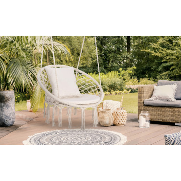 Hamac chaise macrame