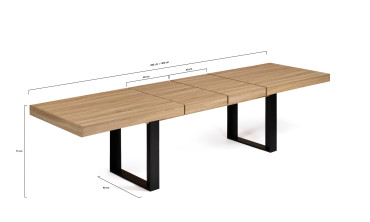 Table repas extensible Brixton