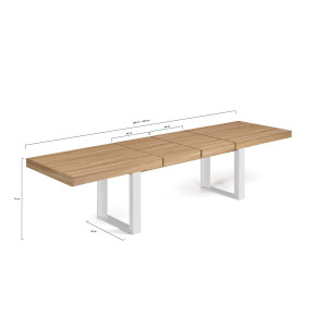 Table repas extensible Brixton