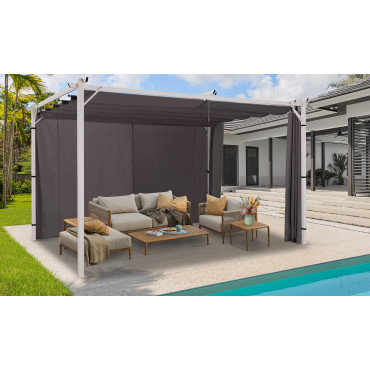 Rideau pour pergola Easyfix