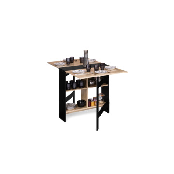 Table repas console pliable Edi avec rangements