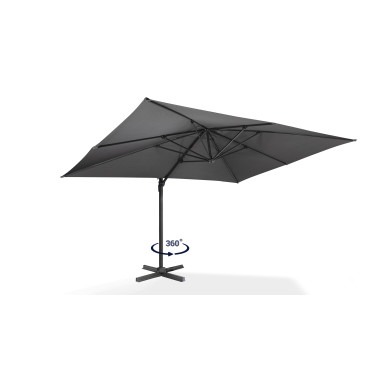 Parasol Sombra 360° rectangle avec housse de protection