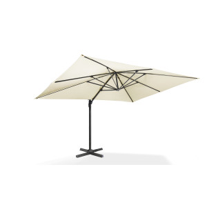 Parasol Sombra 360° rectangle avec housse de protection