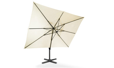 Parasol Sombra 360° rectangle avec housse de protection