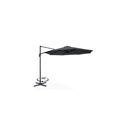 Parasol Sombra 360° rond avec housse de protection