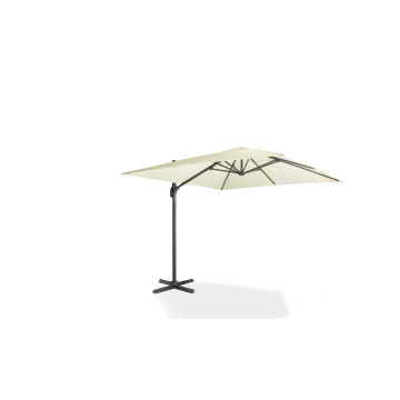 Parasol Sombra 360° carré avec housse de protection