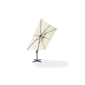 Parasol Sombra 360° carré avec housse de protection