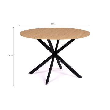 Table ronde spider