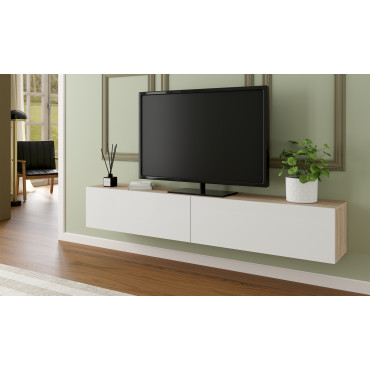 Meuble TV suspendu Michigan L180cm