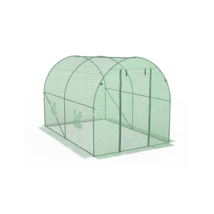 Serre tunnel verte 3x2m