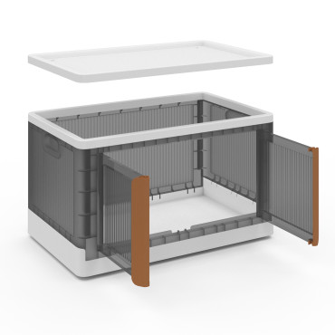 Boîtes de rangement empilables 72L