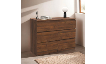 Commode 6 tiroirs Tomi