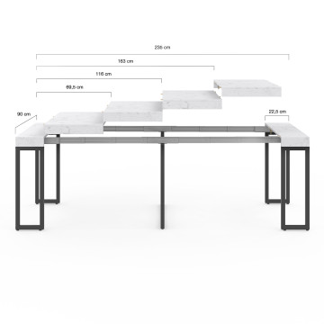 Console extensible Glam