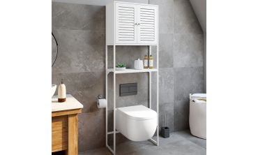 Meuble spécial WC Emma avec portes persiennes