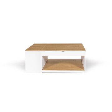 Table basse relevable + coffre Elina