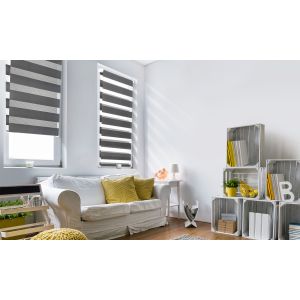 Store universel Zebra - Gris anthracite