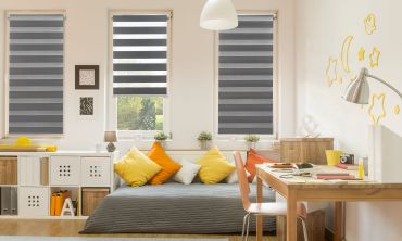 Store universel Zebra - Gris anthracite