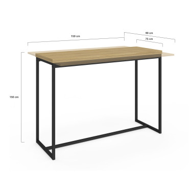 Table repas console dépliable Memphis