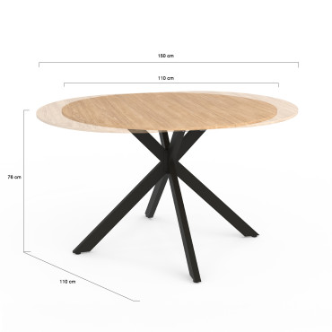 Table repas extensible Soline