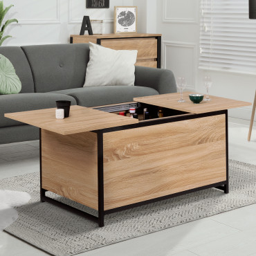 Table basse avec coffre Memphis