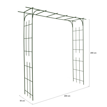 Arche de jardin rectangulaire 200cm