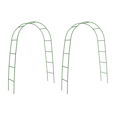 Arches de jardin arrondies 235cm - lot de 2