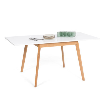 Table repas scandinave pliable