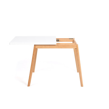 Table repas scandinave pliable