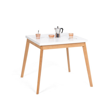 Table repas scandinave pliable