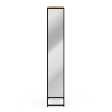 Colonne de salle de bain Memphis 1 porte avec miroir 170cm