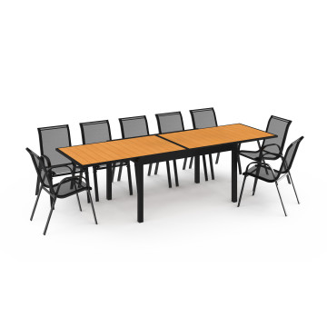 Table de jardin extensible en polywood