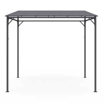 Pergola Gazebo en acier avec toit incliné 2.3x2.4m