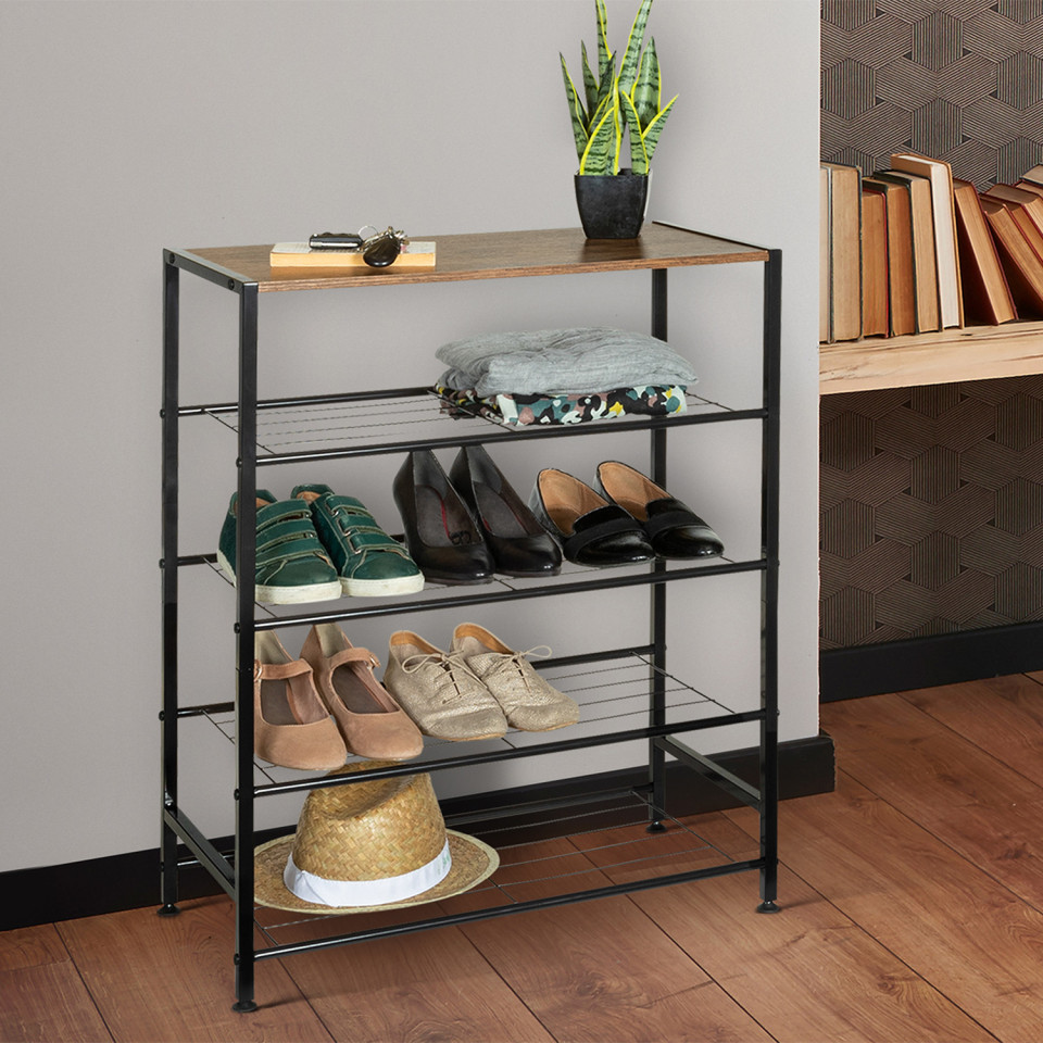 Meuble à chaussures Elize 4 niveaux - 12 paires