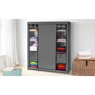 Armoire de rangement en tissu avec accessoires