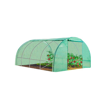 Serre tunnel verte 3x6m