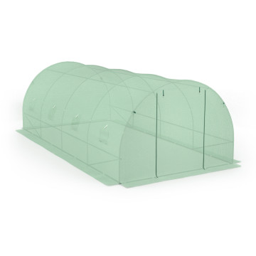 Serre tunnel verte 3x6m