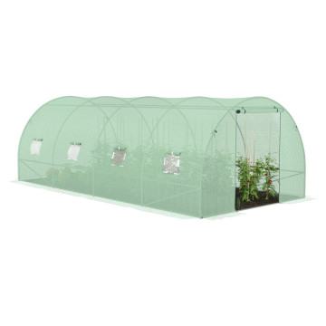 Serre tunnel verte 3x6m