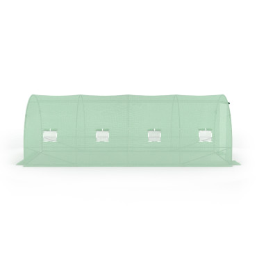 Serre tunnel verte 3x6m